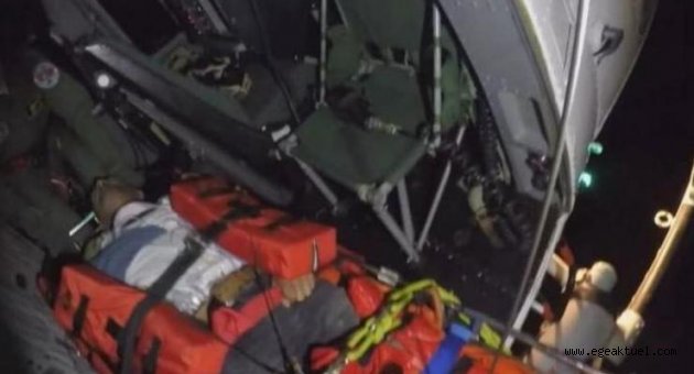 İzmir'de kayalıklarda hayat kurtaran operasyon!