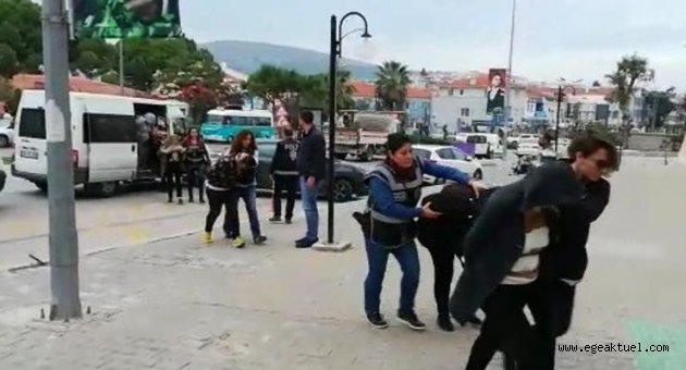 İzmir'de masaj salonlarına fuhuş baskını: 12 tutuklama