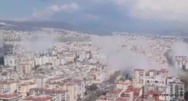 İzmir'de şiddetli deprem