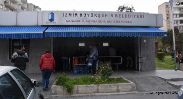 İzmir'de su istasyonları kapandı