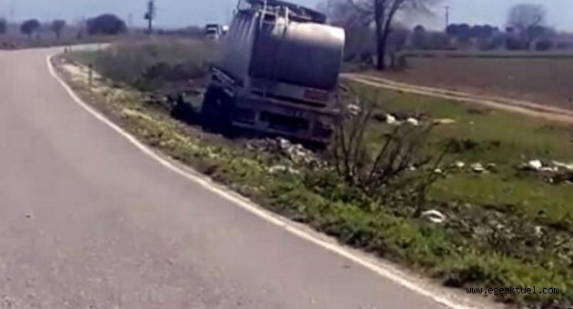 İzmir'de süt tankeri faciası