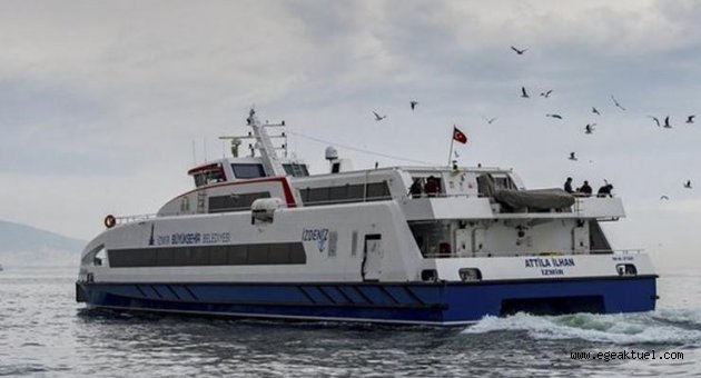 İzmir'de vapur seferleri iptal edildi