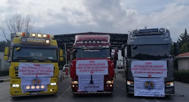İzmir'den Elazığ'a büyük destek!