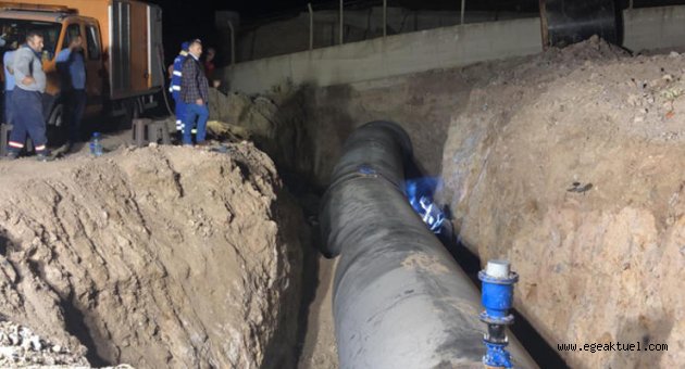 İZSU’dan 24 saat mesai