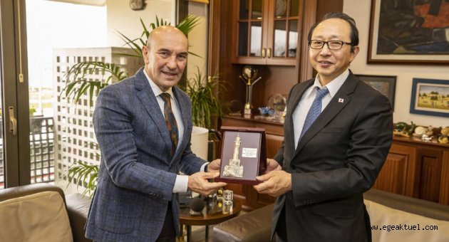 Japon Başkonsolos Nishimaki’den Başkan Soyer’e ziyaret