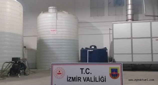 Kaçak içki deposuna baskın: 2 gözaltı
