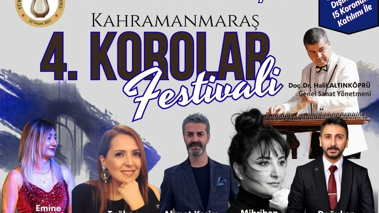 Kahramanmaraş’ta 4. TÜMFED Korolar Festivali başlıyor