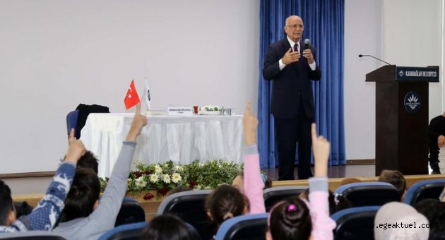 Karabağlar Belediyesi çocukları yazarlarla buluşturmaya devam ediyor