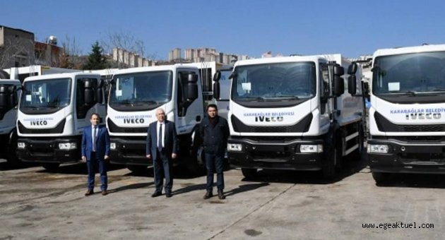Karabağlar Belediyesi temizlik filosuna güç kattı