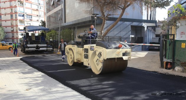 Karabağlar’da asfalt seferberliği