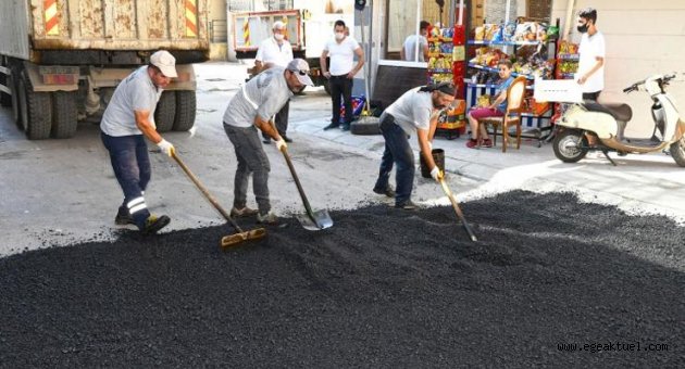 Karabağlar’da asfalt seferberliği