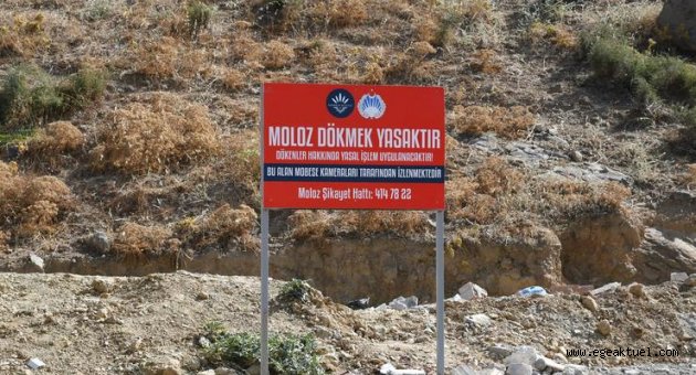 Karabağlar’da kaçak molozla mücadele sürüyor