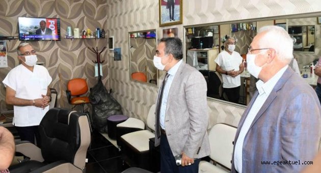 Karabağlar’da koronavirüs denetimi