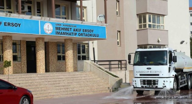 Karabağlar’da koronavirüse karşı gece gündüz önlem