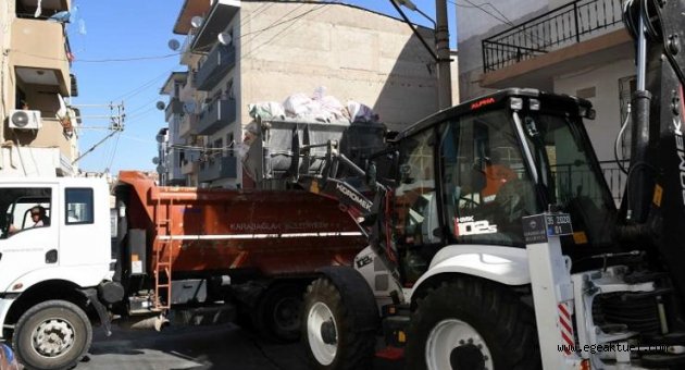 Karabağlar’da moloz başvuruları da internetten!