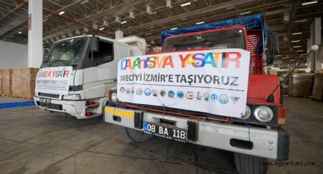 Karadeniz’den İzmir’e sıcacık dost eli