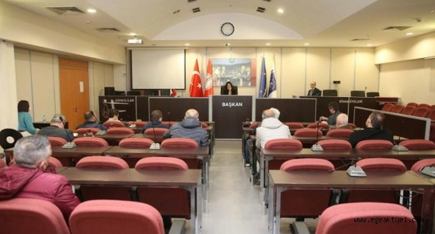 Karşıyaka Belediyesi hafriyat firması temsilcileri ile bir araya geldi