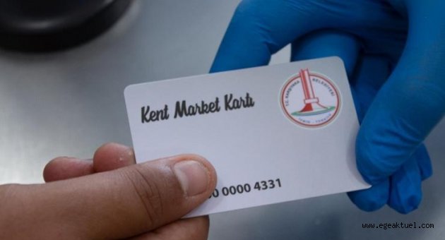 Karşıyaka Belediyesi’nden ihtiyaç sahiplerine “Kent Market Kart”