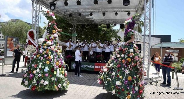 Karşıyaka Çiçek Pazarı’na coşkulu açılış