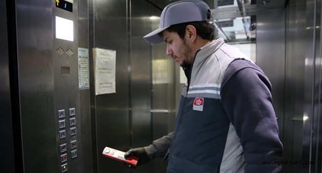 Karşıyaka’da asansörler güven veriyor!