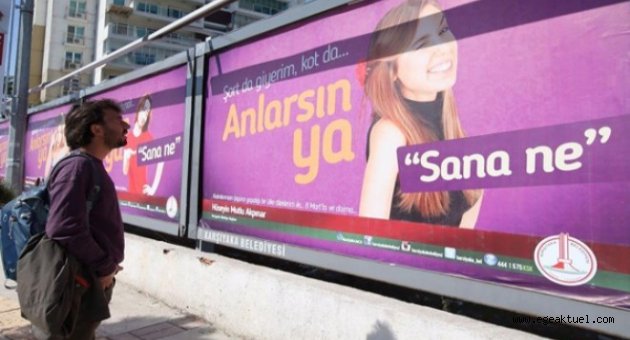 Karşıyaka’da yeni 8 Mart afişleri ses getirdi