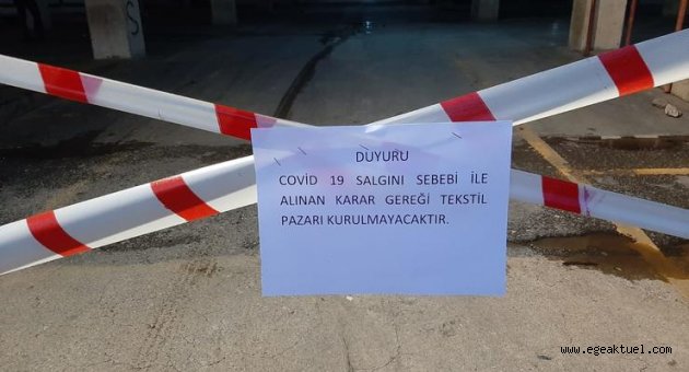 Karşıyaka’nın pazarlarında koronavirüs önlemleri!