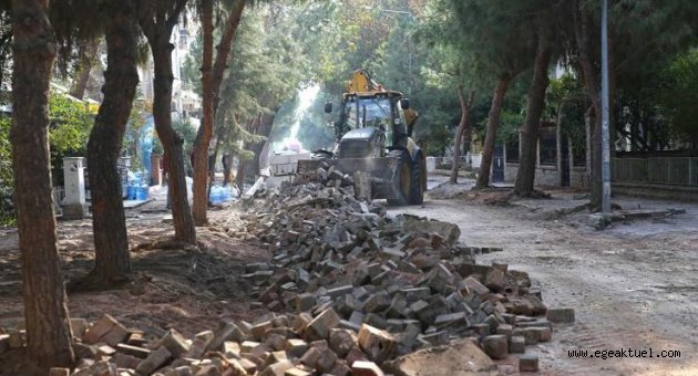 Karşıyaka’nın simge sokağı yenileniyor