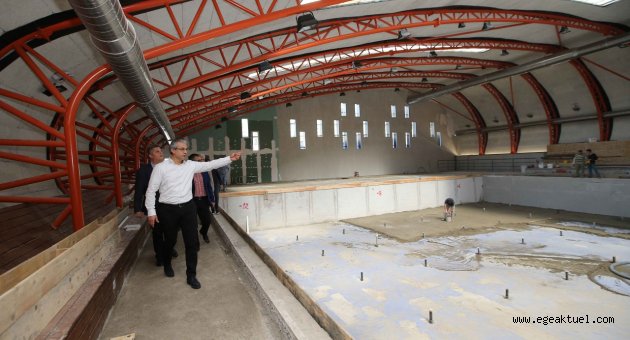  Karşıyaka’nın yüzme tesisi Haziran’da açılıyor