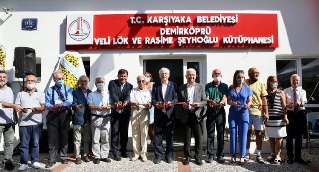 Karşıyaka yeni bir kütüphaneye daha kavuştu