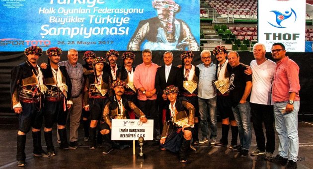 Karşıyaka, ‘Zeybek’ ile Türkiye ikincisi oldu