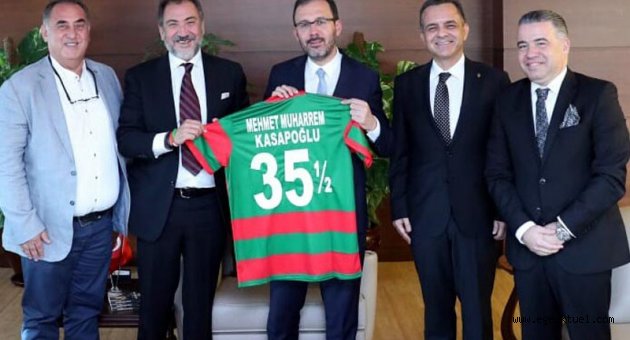 Karşıyaka'dan Bakan Kasapoğlu'na ziyaret
