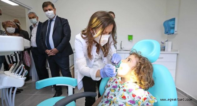 Karşıyakalı çocuklara ücretsiz diş sağlığı taraması