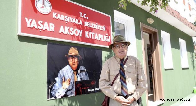 Karşıyaka'ya Yaşar Aksoy Kitaplığı