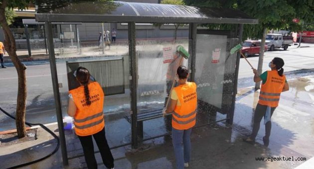 Kemalpaşa’da duraklar pırıl pırıl