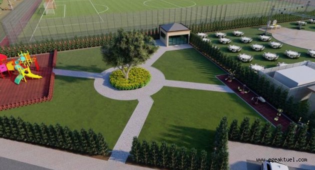 Kemalpaşa Ören'e FİFA standartlarında futbol sahası