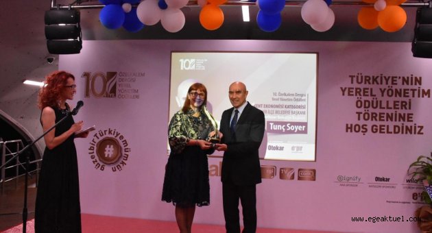 Kent ekonomisine katkı ödülü Seferihisar Belediyesi’ne