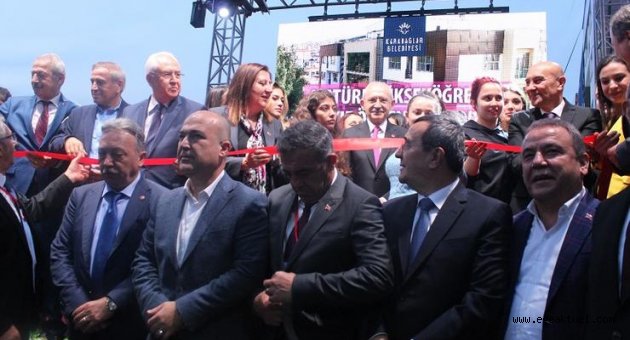 Kılıçdaroğlu, Atatürk Yükseköğrenim Kız Öğrenci Yurdu'nu açtı