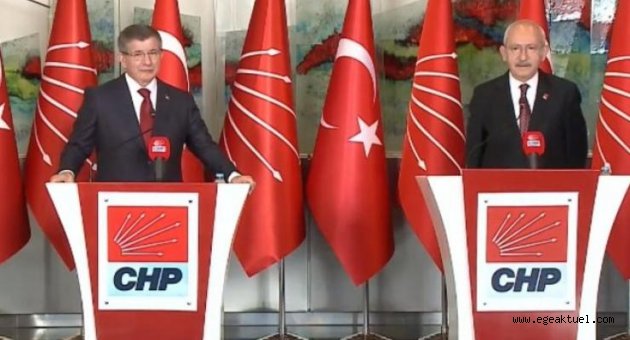 Kılıçdaroğlu ve Davutoğlu'ndan açıklama