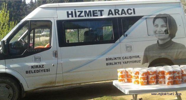 Kiraz’da sıcak yemek dağıtımı
