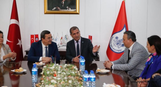 Kırkpınar’dan Batur’a Tebrik ziyareti