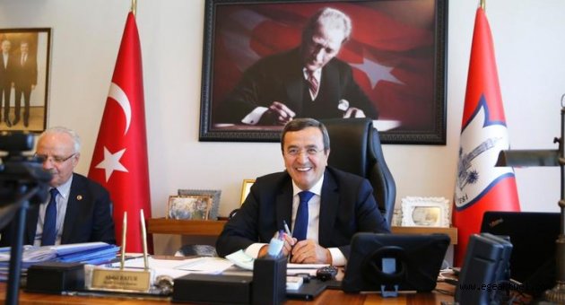 Kıyı Ege Belediyeleri video konferansta bir araya geldi