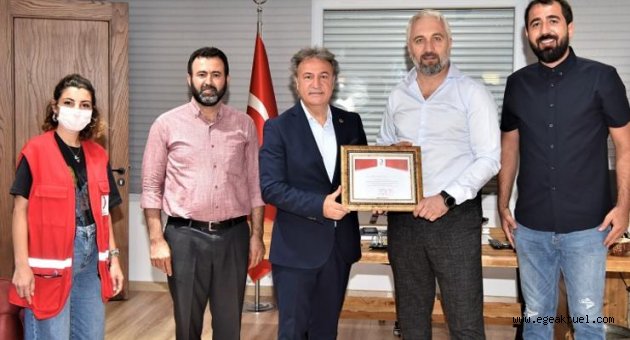 Kızılay’dan Bornova’ya teşekkür