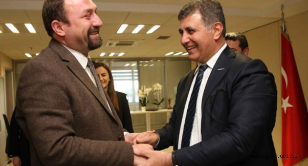 ‘Komşu’ başkanlar buluştu