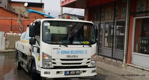 Konak Belediyesi salgınla mücadelede hız kesmiyor