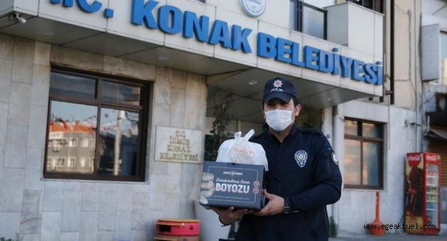 Konak Belediyesinden boyozlu destek