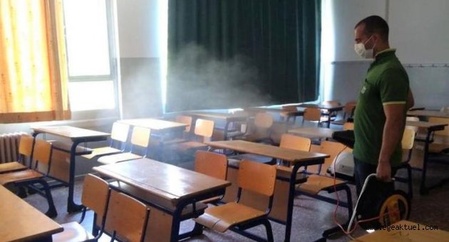 Konak’ın Okulları Baştan Aşağıya Dezenfekte Edildi