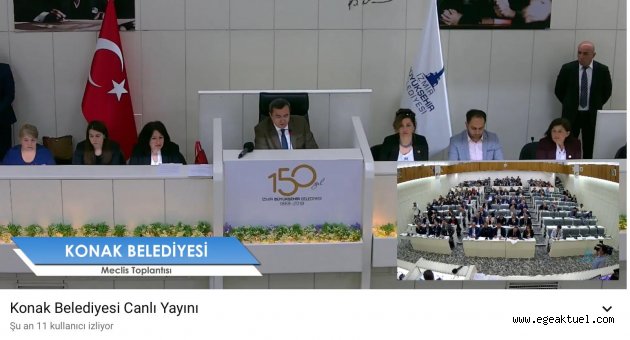 Konak Meclisi artık canlı yayında