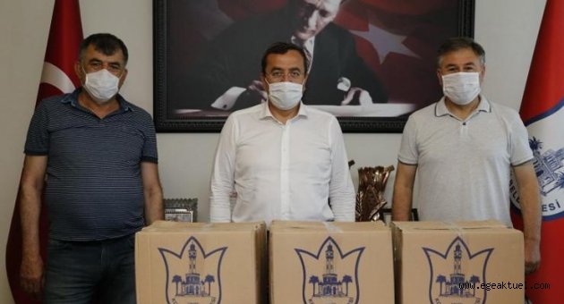 Konak’ta amatör kulüplere gıda desteği