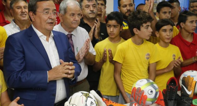 Konak’ta amatör spora destek sürüyor