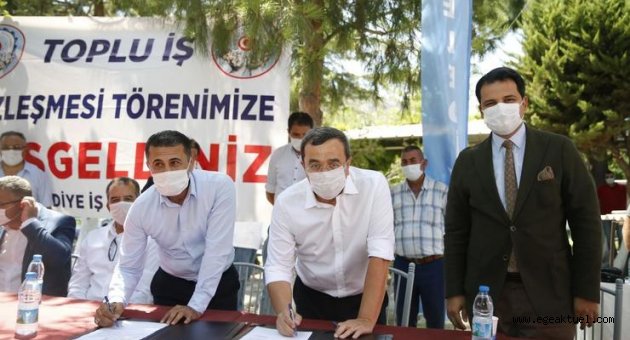 Konak’ta toplu sözleşme sevinci